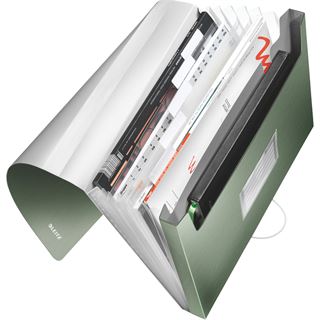 Leitz Projektmappe Style, A4, PP, 6 Fächer, seladon-grün