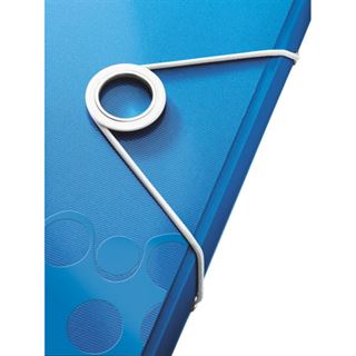 Leitz Projektmappe WOW, A4, PP, 6 F&auml;cher, blau-metallic
