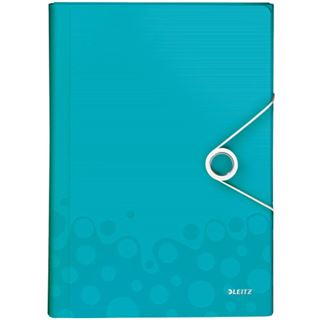 Leitz Projektmappe WOW, A4, PP, 6 F&auml;cher, eisblau