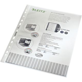 Leitz Prospekth&uuml;lle Standard, A4, PP, genarbt, 0,10 mm