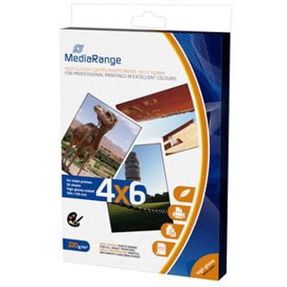 MediaRange Fotopapier 10x15cm, hochgl&auml;nzend, 220g/m&sup2;, 50