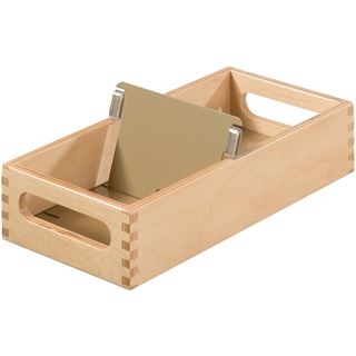 HAN Holz-Karteikasten A7 quer, f&uuml;r 500 - 900 Karten