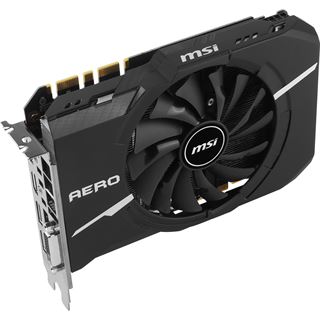 8GB MSI GeForce GTX 1070 AERO ITX 8G OC Aktiv PCIe 3.0 x16 (Retail)