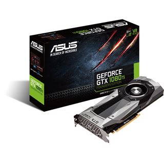 11GB Asus GeForce GTX 1080 Ti Founders Edition Aktiv PCIe 3.0 x16