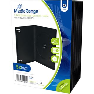 MediaRange DVD Leerbox 5pcs Single