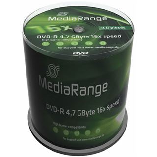 MediaRange DVD-R 4.7GB 100pcs Spindel 16x