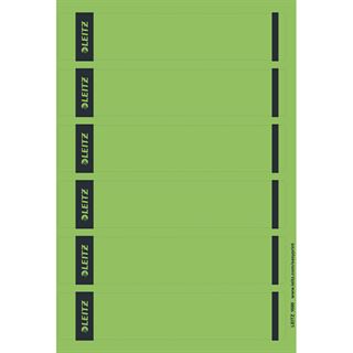 LEITZ Ordnerr&uuml;cken-Etikett, 39 x 192 mm, kurz, schmal, gr&uuml;n