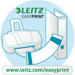 LEITZ Ordnerrücken-Etikett, 39 x 285 mm, lang, schmal, blau