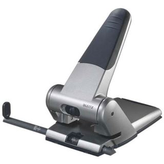 LEITZ Registraturlocher 5180, Stanzleistung: 65 Blatt,silber