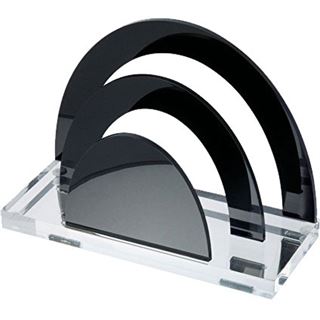 WEDO Briefst&auml;nder "acryl exklusiv", glasklar/schwarz