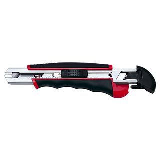 WEDO Profi-Cutter Auto-Load, Klinge: 18 mm, schwarz/rot