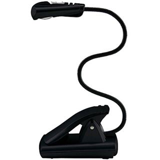 WEDO LED-Leselampe mit Clip, mobil, 1 LED, schwarz