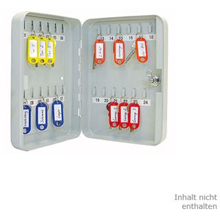 WEDO Schl&uuml;sselschrank f&uuml;r 24 Schl&uuml;ssel, lichtgrau