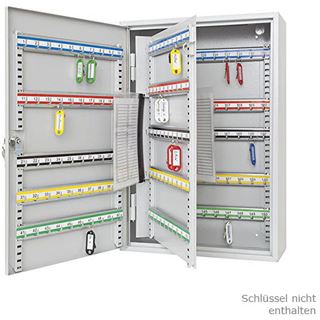 WEDO Schl&uuml;sselschrank f&uuml;r 150 Schl&uuml;ssel, lichtgrau
