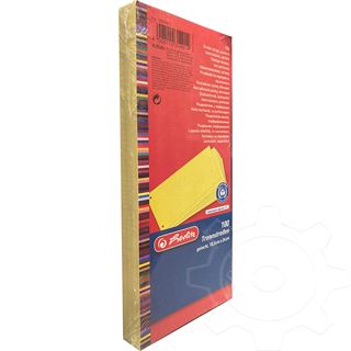 Herlitz Trennstreifen, f&uuml;r DIN A4, Manila-Karton, gelb