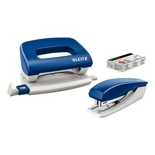 Leitz Heftger&auml;t- und Locher-Set, blau