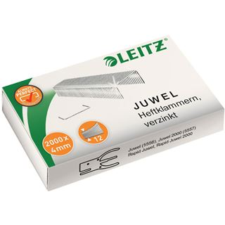 Leitz Heftklammern JUWEL, verzinkt, 4 mm