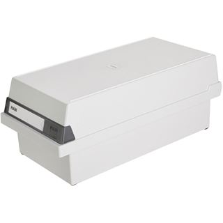 HAN Karteikasten, A6 quer, f&uuml;r 1.300 Karten, lichtgrau