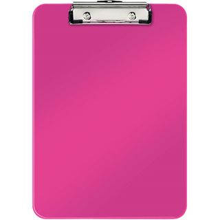 Leitz Klemmbrett WOW, DIN A4, Polystyrol, pink-metallic