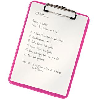 Leitz Klemmbrett WOW, DIN A4, Polystyrol, pink-metallic