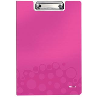 Leitz Klemmbrett-Mappe WOW, DIN A4, Polyfoam, pink-metallic
