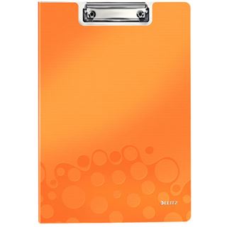 Leitz Klemmbrett-Mappe WOW, DIN A4, Polyfoam,orange-metallic