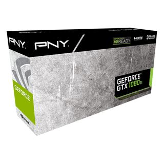 11GB PNY GeForce GTX 1080 Ti Founders Edition Aktiv PCIe 3.0 x16