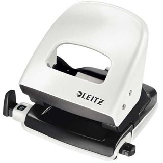 LEITZ Locher 30 Blatt Metall wei&szlig;