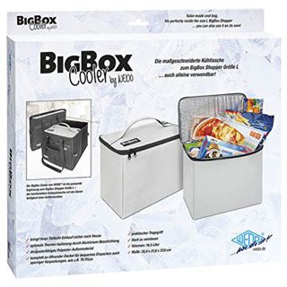 WEDO BigBox Cooler Kühltasche, 16,5 Liter, hellgrau