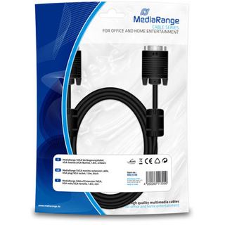 (€4,94*/1m) 1.80m MediaRange VGA Verlängerungskabel doppelt