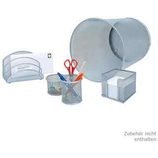 WEDO Schreibtisch-Set Office, aus Drahtmetall, silber