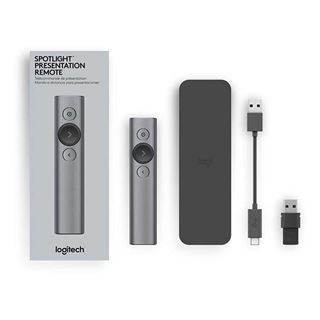 Logitech Presenter Spotlight USB grau