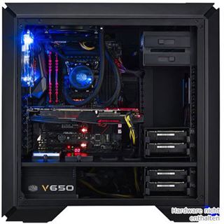 Cooler Master MasterCase Pro 6 LED blau mit Sichtfenster Midi Tower