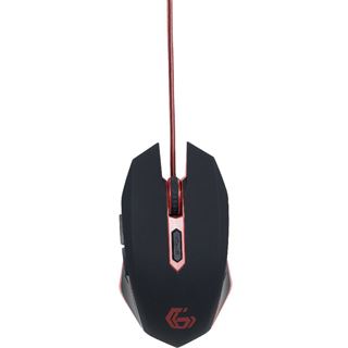 Gembird MUSG-001-R USB schwarz/rot (kabelgebunden)