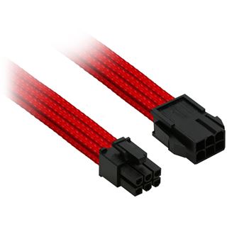 Nanoxia 6er PCI-E Verl&auml;ngerung 30 cm rot