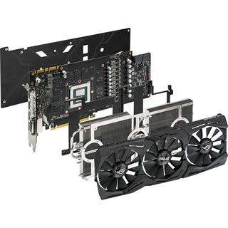 11GB Asus GeForce GTX 1080 Ti ROG Strix OC Aktiv PCIe 3.0 x16 (Retail)