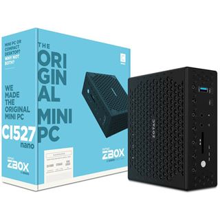 ZOTAC Barebone ZBOX-CI527NANO i3-7100U DDR4 SO DIMM Intel HD