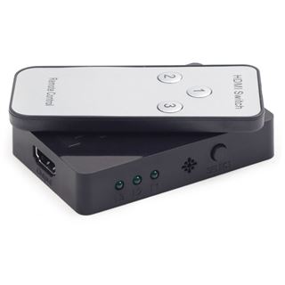 Gembird HDMI Switch 3 Eingänge -> 1 Ausgang 4k +Fernbed.