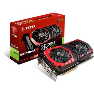 11GB MSI GeForce GTX 1080 Ti GAMING X 11G Aktiv PCIe 3.0 x16 (Retail)