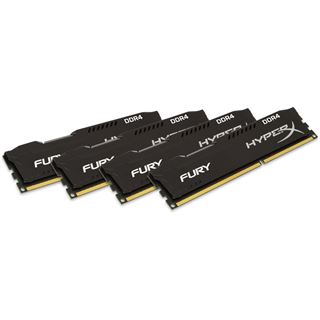 64GB Kingston FURY schwarz DDR4-2666 DIMM CL16 Quad Kit