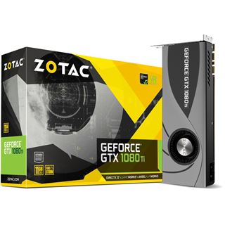 11GB ZOTAC GeForce GTX 1080 Ti Blower Aktiv PCIe 3.0 x16 (Retail)