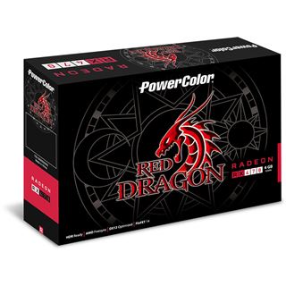 4GB PowerColor Radeon RX 470 Red Dragon Dual Fan Aktiv PCIe 3.0 x16
