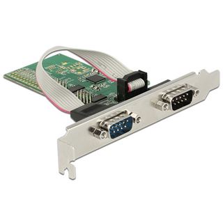 Delock PCI Expr Card 4x D-Sub9 (je 2 auf Slotblech)