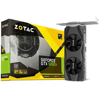4GB ZOTAC GeForce GTX 1050 Ti LP Aktiv PCIe 3.0 x16 (Retail)