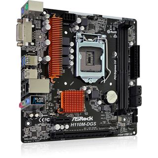 ASRock H110M-DGS Intel H110 So.1151 Dual Channel DDR4 mATX Retail
