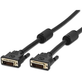 (&euro;6,90*/1m) 1.00m Digitus DVI-DL Anschlusskabel DVI 24+1 Stecker