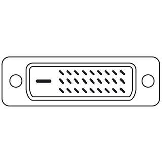 (&euro;6,90*/1m) 1.00m Digitus DVI-DL Anschlusskabel DVI 24+1 Stecker