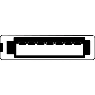 (€9,80*/1m) 0.50m Digitus SATA Anschlusskabel SATA Stecker auf