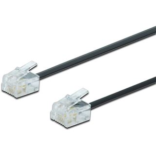 3.00m Digitus UAE Anschlusskabel 6p4c RJ11 Stecker auf RJ11 Stecker