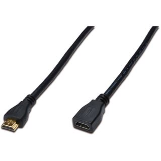 (€3,30*/1m) 3.00m Digitus HDMI Verlängerungskabel 3-fach